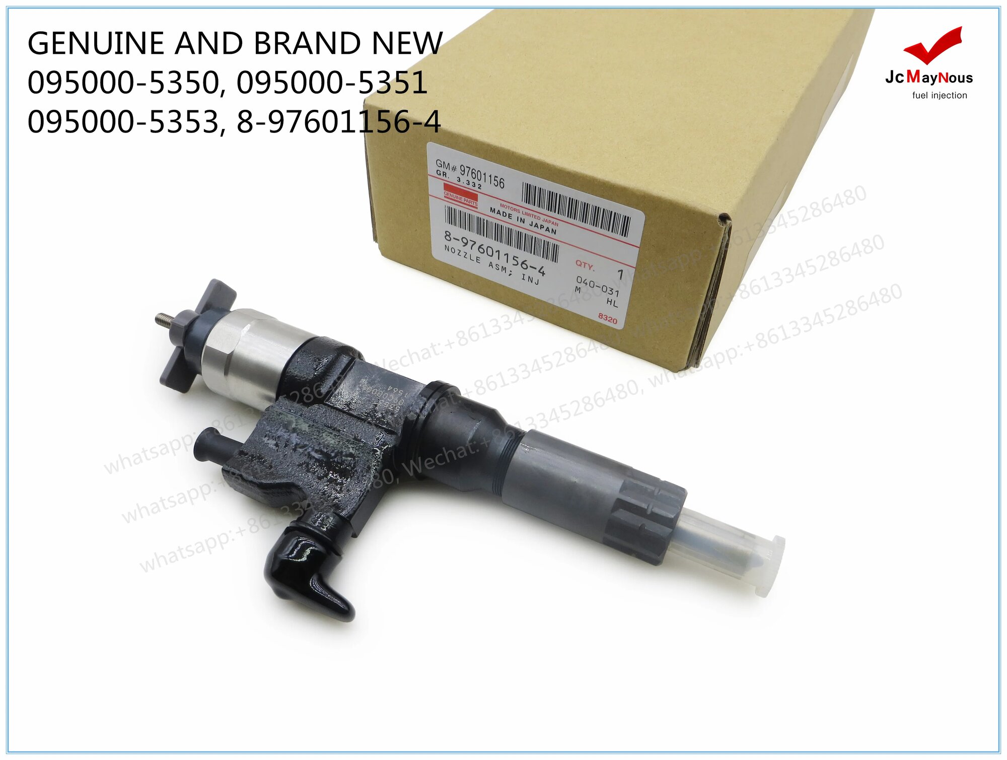 Топливная форсунка Common Rail 095000-5350 095000-5351 095000-5352 095000-5353 095000-5354 8-97601156-0 для Isuzu 4HK1