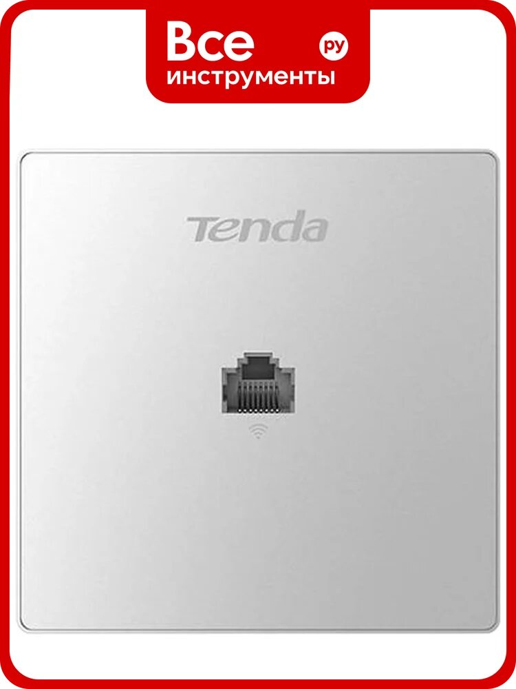 Настенная гигабитная точка доступа Tenda W12, 2,4/5 ГГц, до 1167 Мбит/с, антенны 2x4дБи, PoE, 1x1 Гбит/с+1x1 Гбит/с(PoE), цвет белый 10000146905