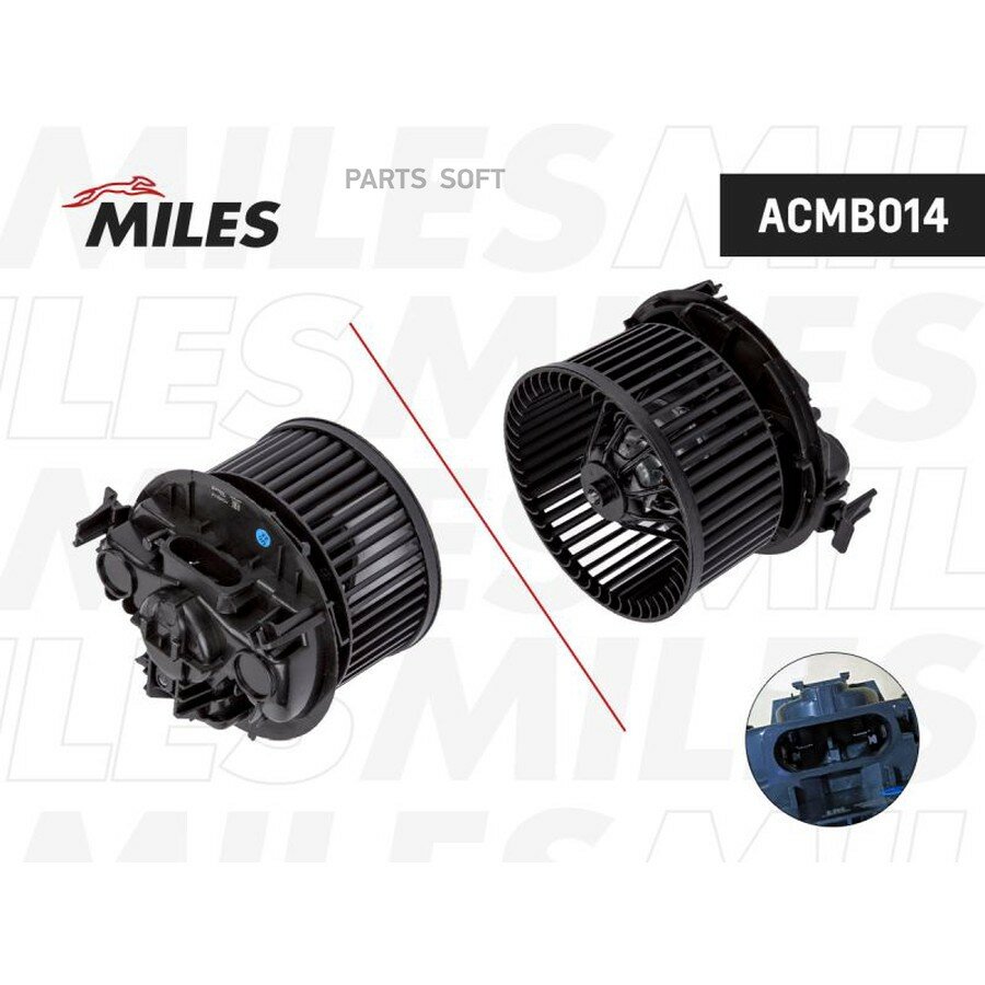 Двигатель отопителя RENAULT MEGANE MILES ACMB014 | цена за 1 шт