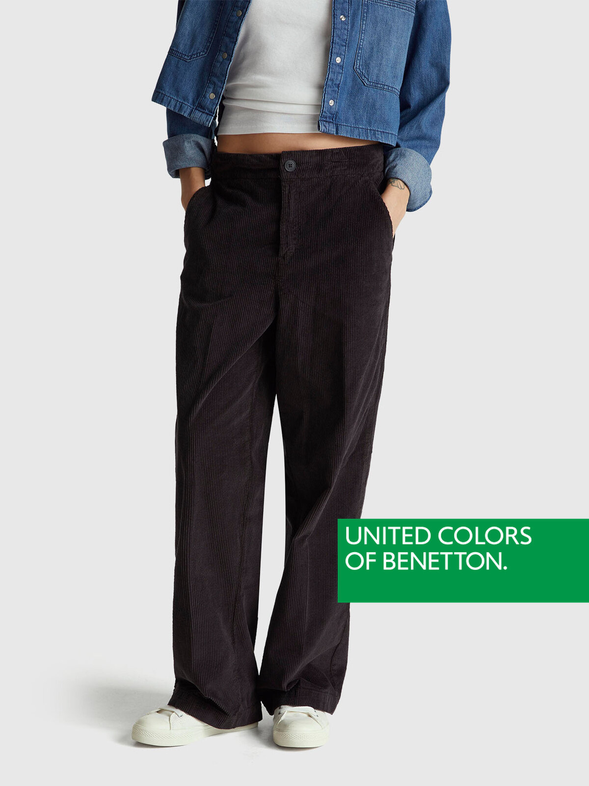Брюки палаццо UNITED COLORS OF BENETTON