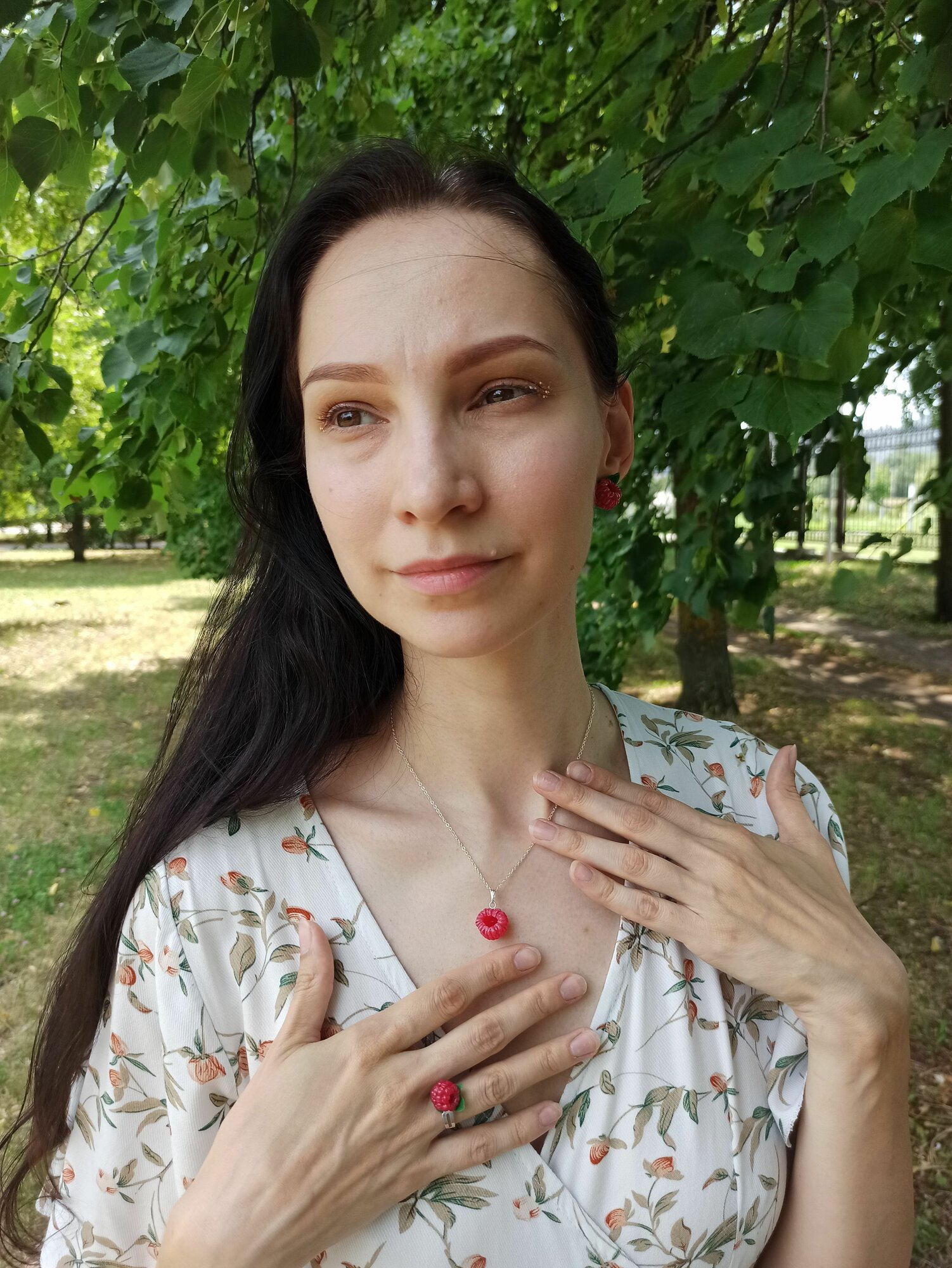 Подвеска, розовый — фото 1
