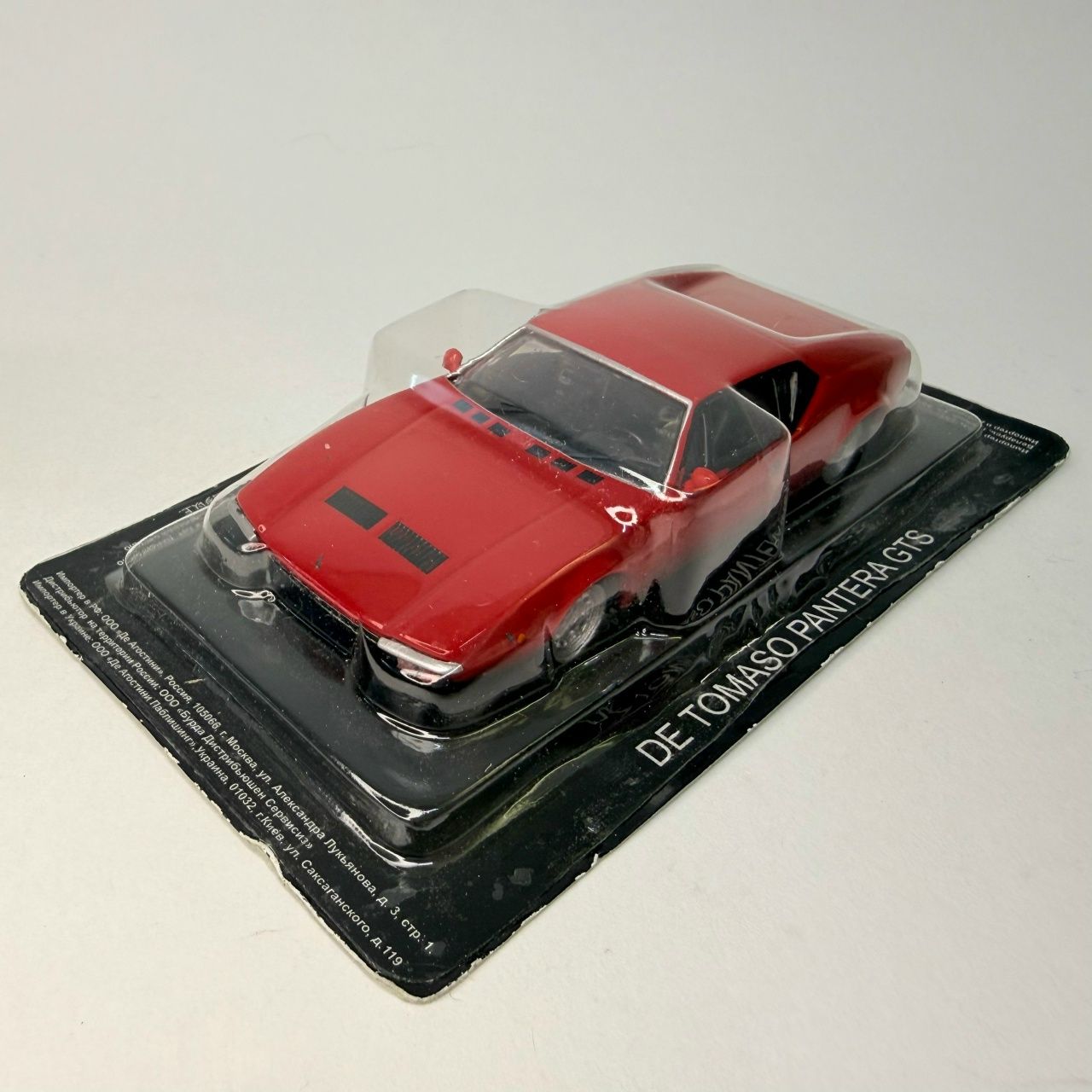 De Agostini модель De Tomaso Pantera GTS 1:43 в блистере без журнала