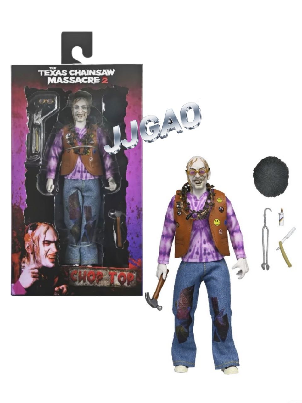 Фигурки NECA, The Texas Chainsaw Massacre2Chop Top, 8-inch movable model