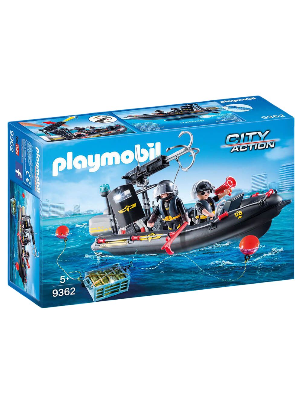 Playmobil-Мир Моби: Специальные полицейские и патрульные катера-9362