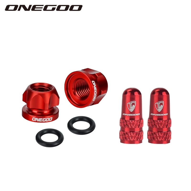 ONEGOO клапан Presta для велосипеда, Red 1set