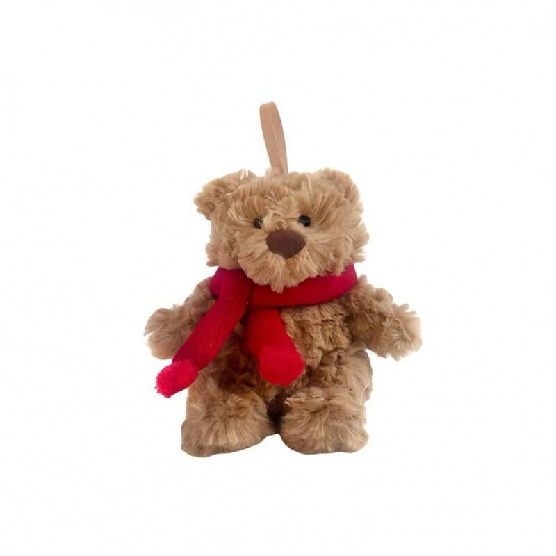 Плюшевый брелок Jellycat Barcelona Bear 12 см со всеми бирками и штампом, без мешка