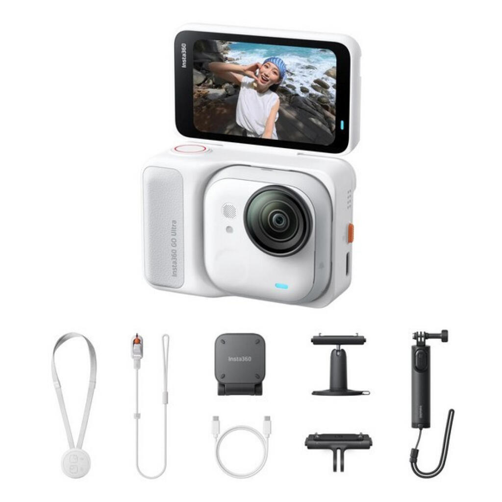 Экшн-камера Insta 360 Go Ultra Creator Bundle, Arctic White (Белый)
