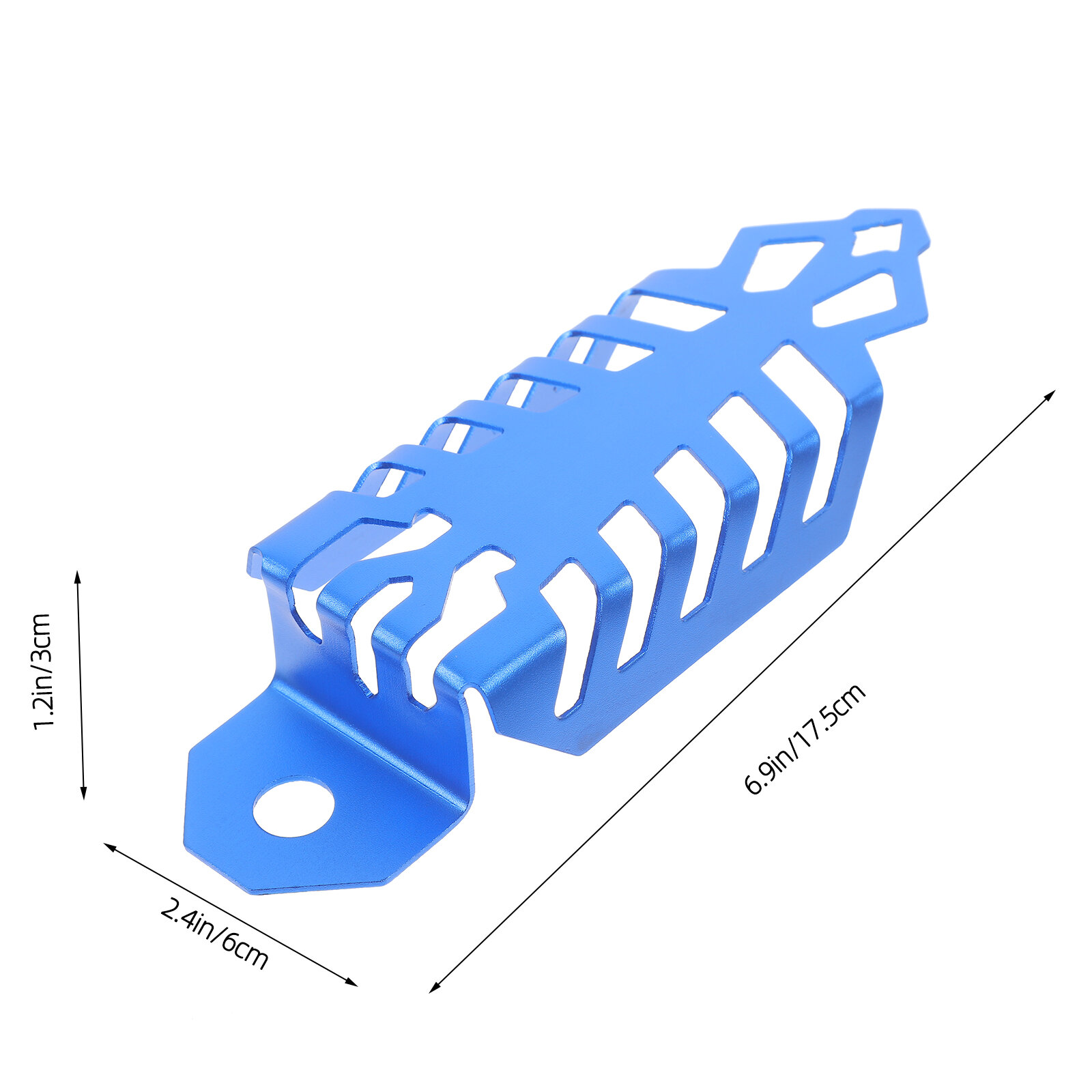 Защита Амортизатора Синяя Цвет CNC Обработка Для Прочности 17.50X6X3.00Cm