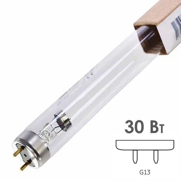 Лампа бактерицидная ультрафиолетового излучения Т8UVC30W