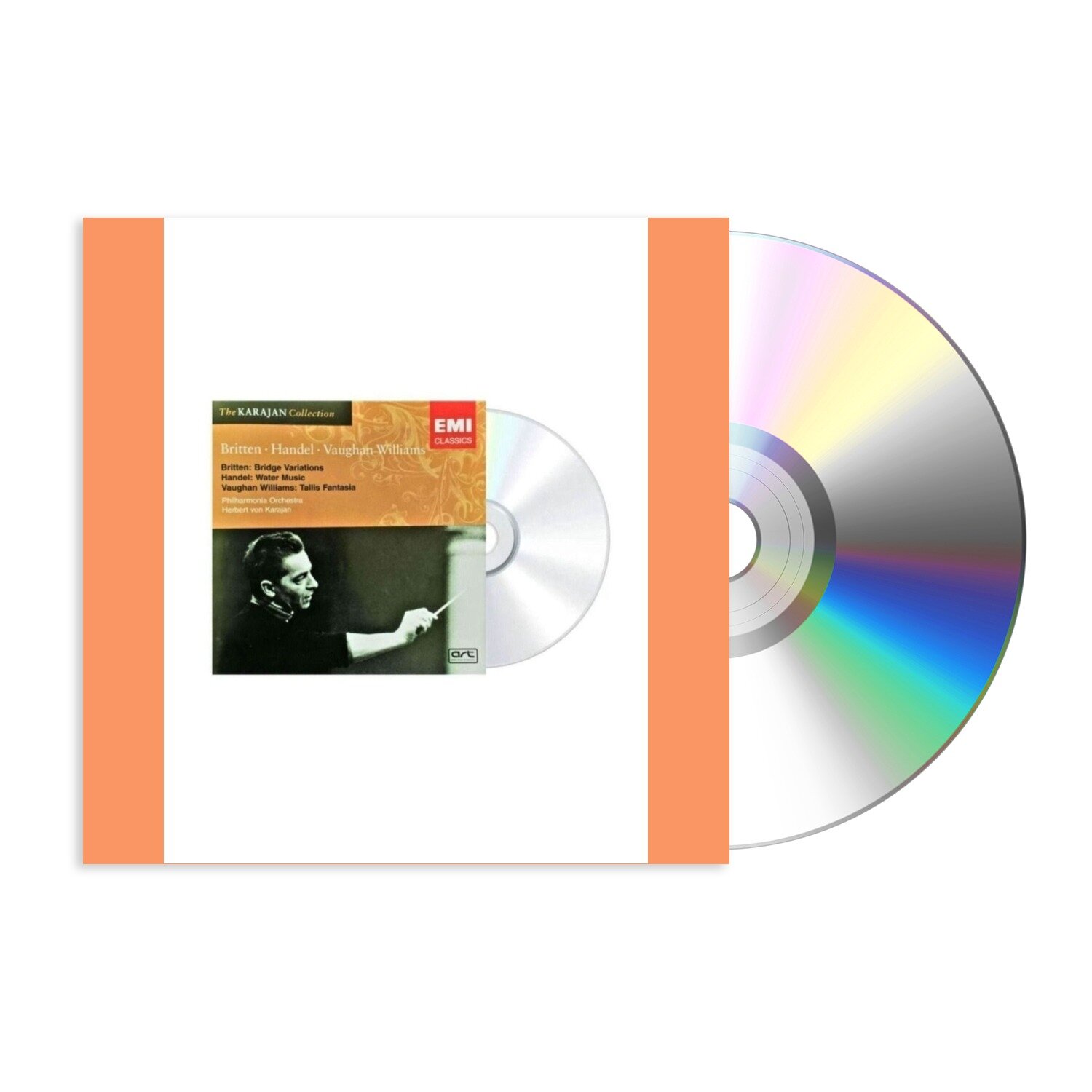 Музыка CD Karajan - Britten, Handel, Vaughan Williams CD, Compilation, Mono, Новый, /> New