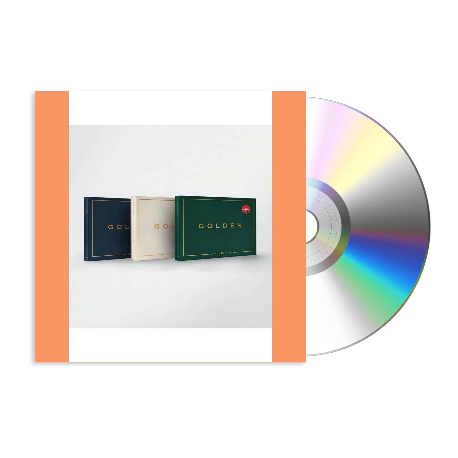 Музыка CD Jung Kook (BTS) - GOLDEN (Target Exclusive, CD) SHINE (green) edition, Новый