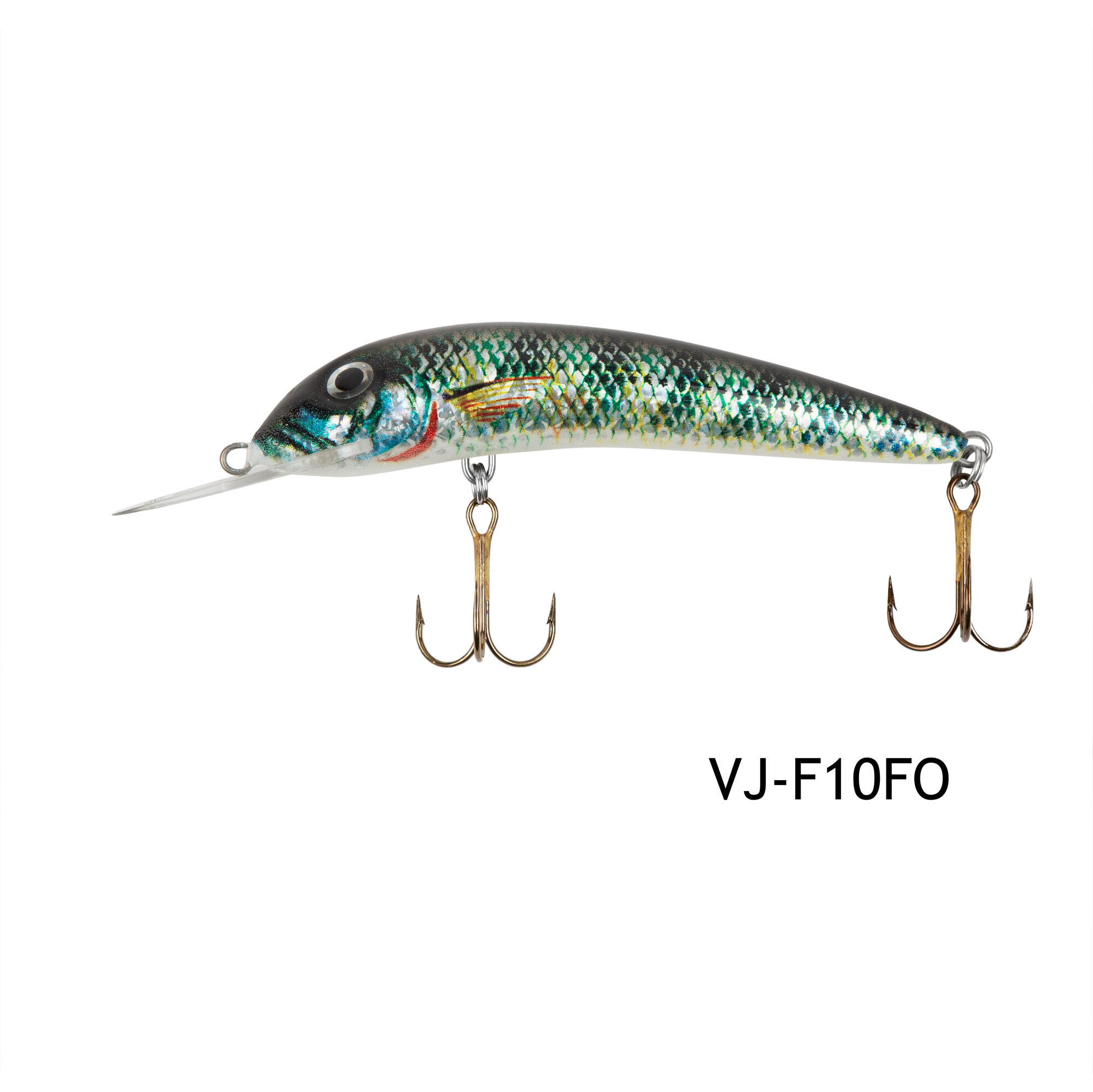 Воблер Jaxon Ferox 10 F, плавающий, 100 мм, 16 г, 1–4 м, цвет O