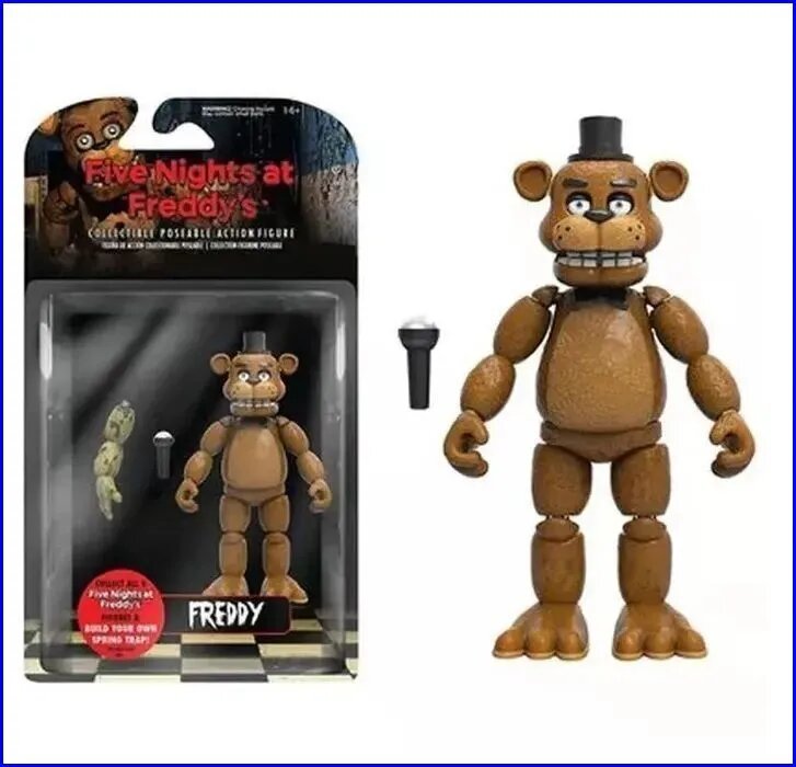 Фигурка аниматроник Фредди из серии Five Nights at Freddy's, коллекционная на шарнирах