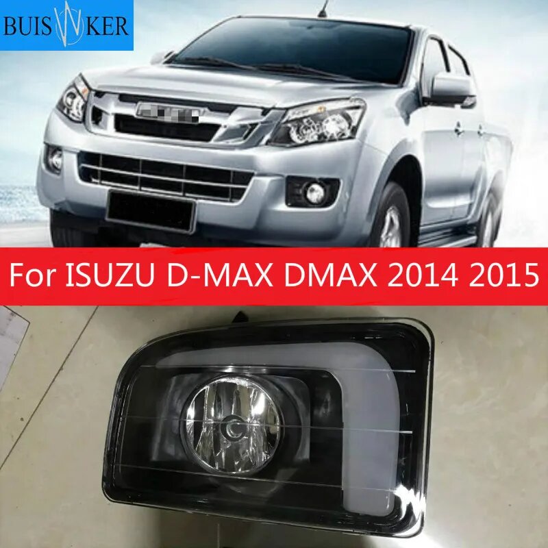 Светодиодные Дневные Ходовые Огни (ДХО) 12В Для ISUZU D-MAX DMAX 2014-2015 С Функцией Указателей Поворота И Противотуманными .