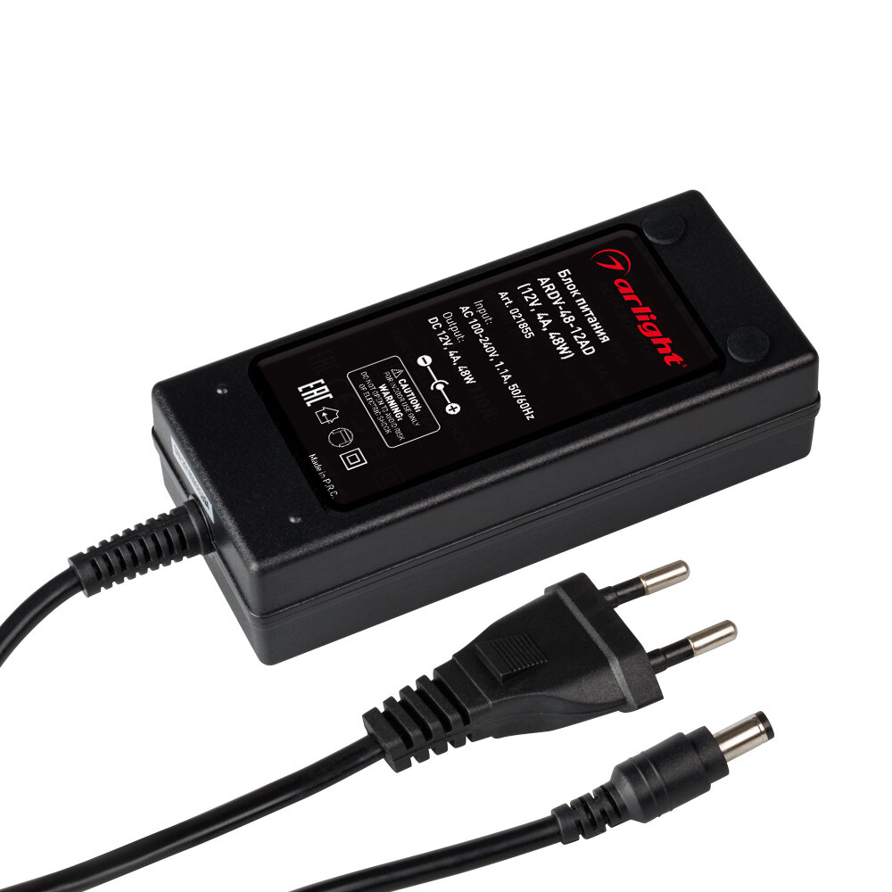 Сетевой адаптер Arlight Блок питания ARDV-48-12AD (12V, 4A, 48W)