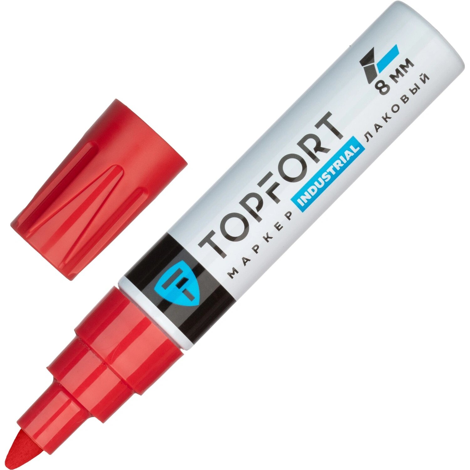 TOPFORT Маркер промышленный лаковый TOPFORT красный 6-8 мм (1827880)