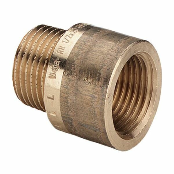 Удлинитель Viega бронза, 1/2"x15 мм НР-ВР (651121)