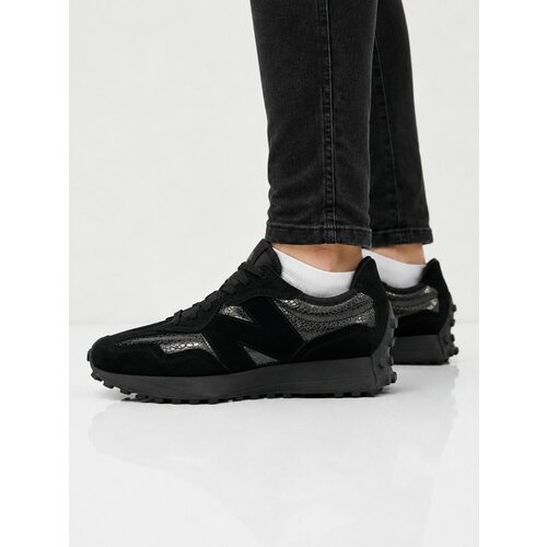 фото Кроссовки new balance 327, полнота f (eu)/ на среднюю стопу, размер 6.5, черный