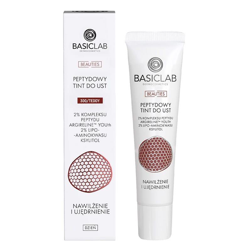 Сыворотка для ухода за кожей BasicLab Увлажнение и упругость Пептидный тинт для губ (цвет 300/Teddy) 300/teddy 15 мл