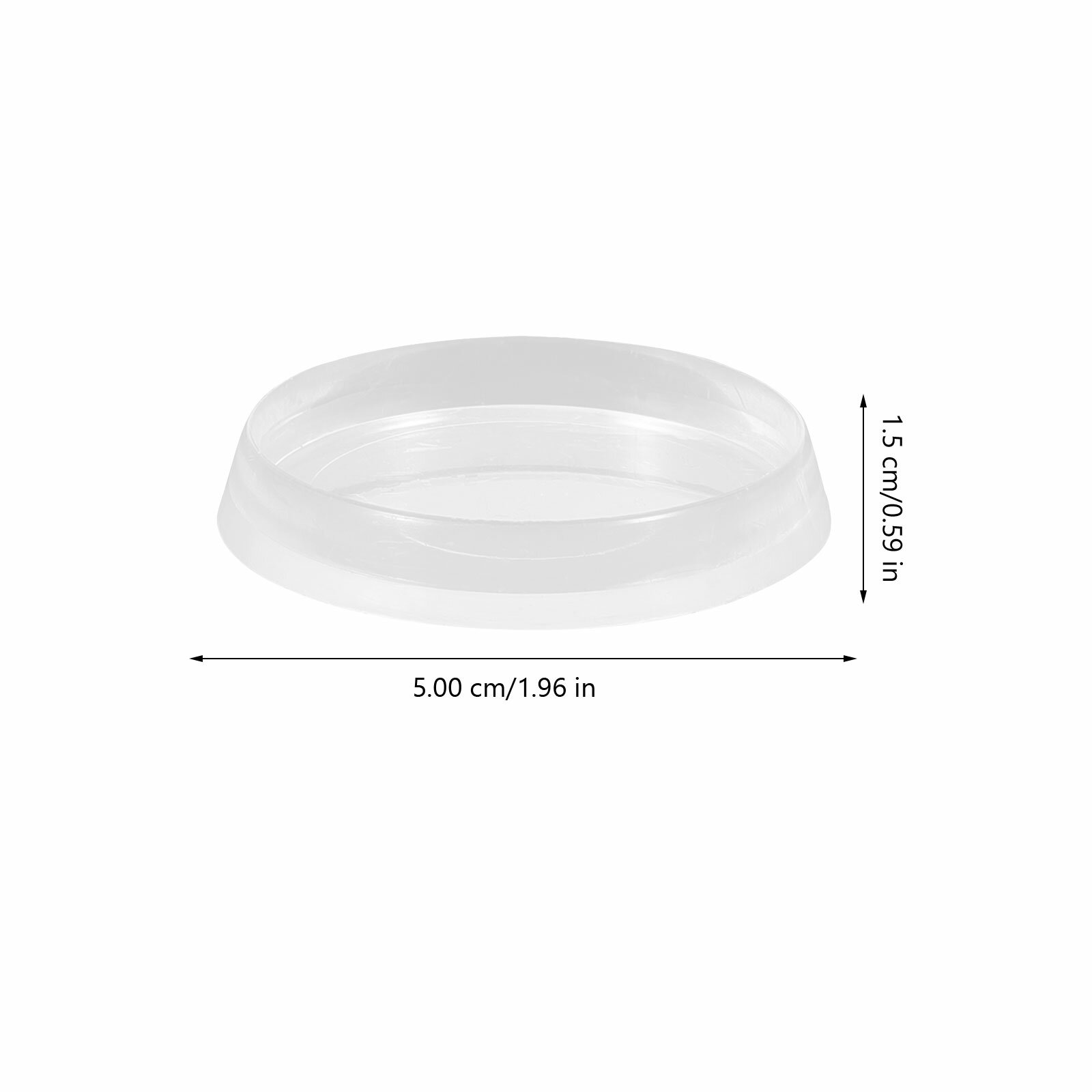 Защитные Накладки На Мебель 8 Шт Прозрачные Для Пола И Ковров 5.00X5.00X1.50Cm