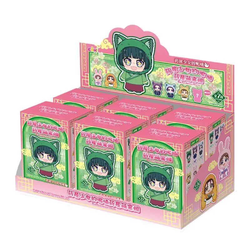 Фигурки-сюрпризы Bandai The Apothecary Diaries Cute Pet Pavilion Mao Mao Risshu Full set of 6pcs