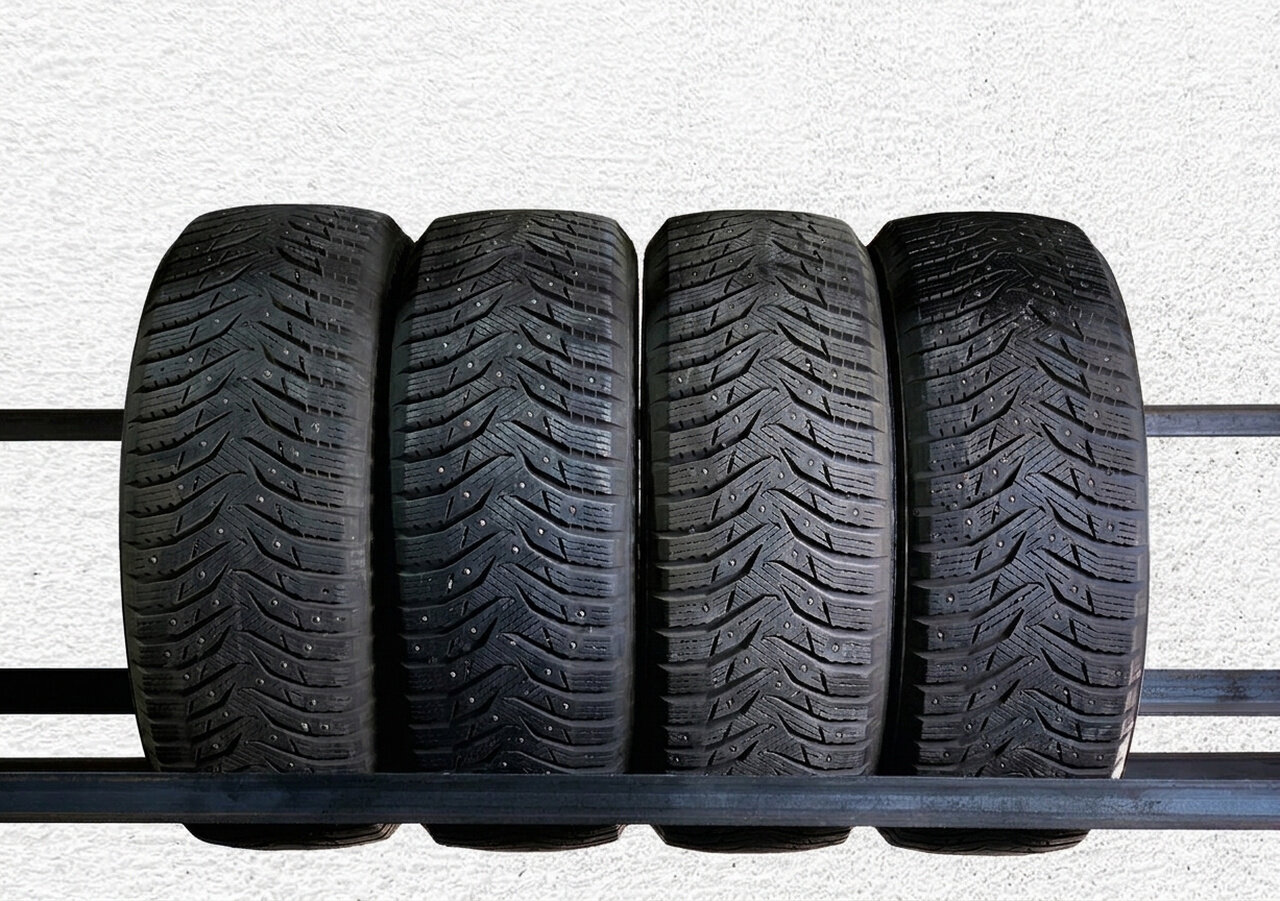 Зимние шины шипованные Marshal Winter Craft WI 31 + 205/55 R16 20% износ TSB045495