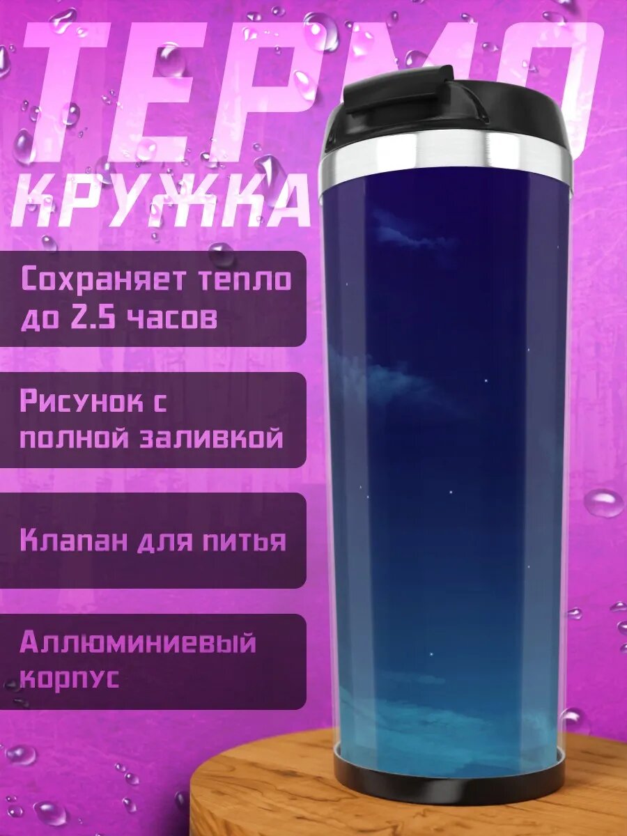 Термокружка Ночное небо Ре: Зеро