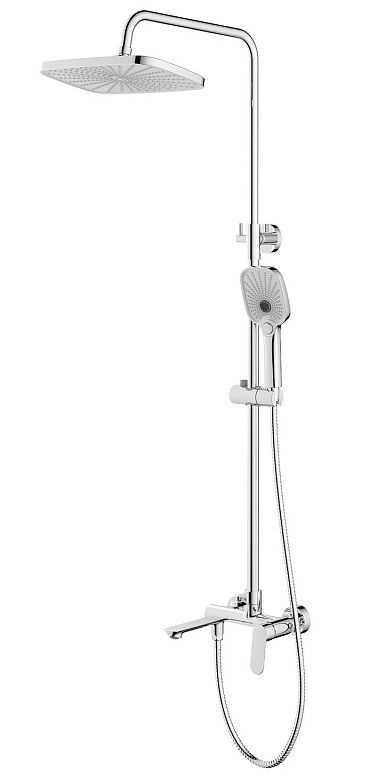 Душевая стойка Azario Alanti AZ-K2332-1 хром