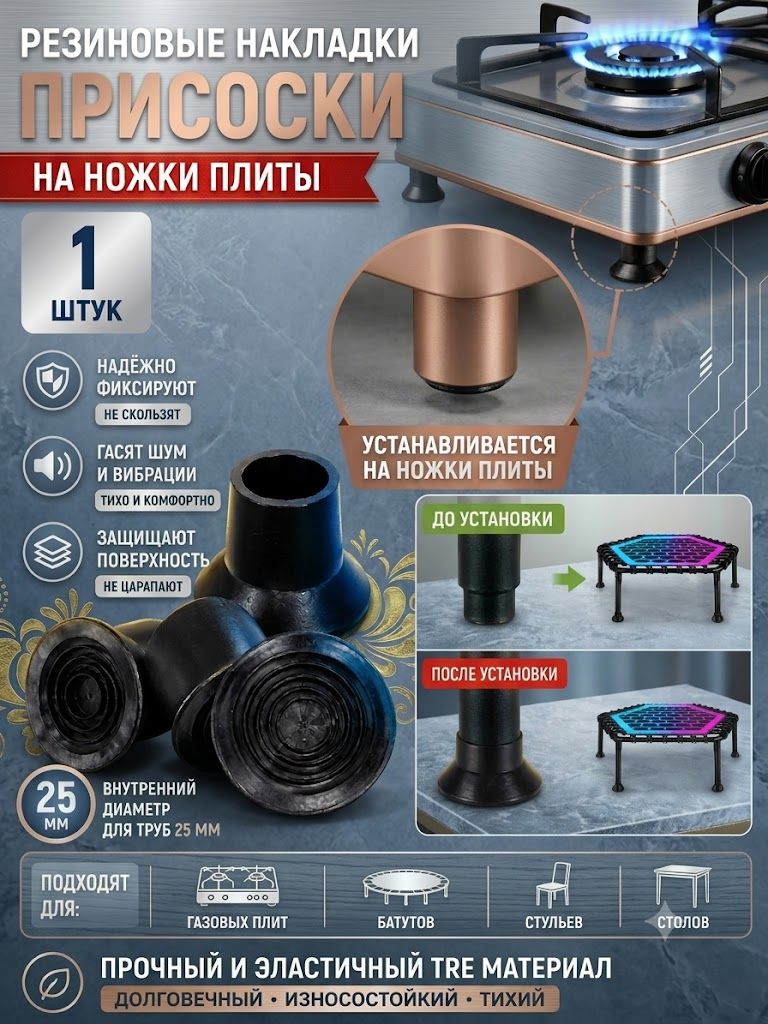 Аксессуар для плиты, 2.5 см, 1 шт