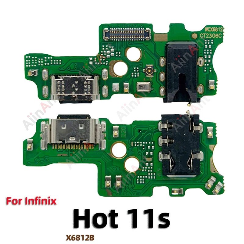 AiinAnt для Infinix Hot 11 12 Pro Play 11s 12i 20i 20s 4G 5G док-станция с микрофоном USB зарядное устройство разъем для зарядки порт гибкий кабель