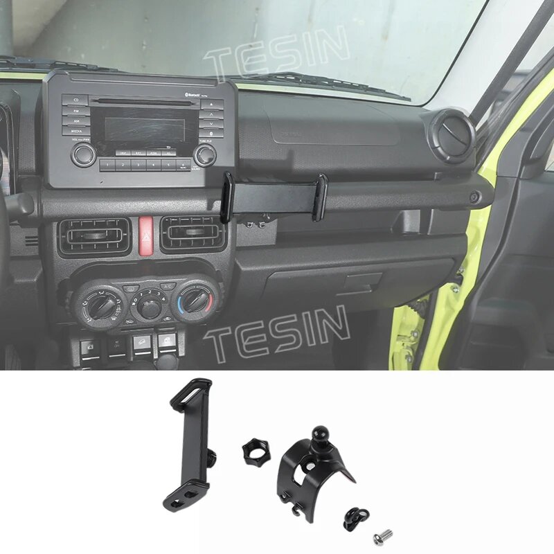TESIN для Suzuki Jimny 2019 2020 2021 2022 2023 2024 2025 автомобильный держатель для Black D