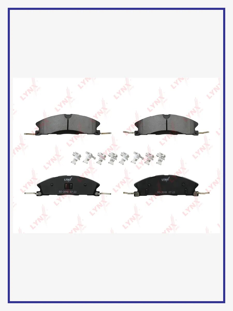 Дисковые тормозные колодки, передние, арт. BD3048