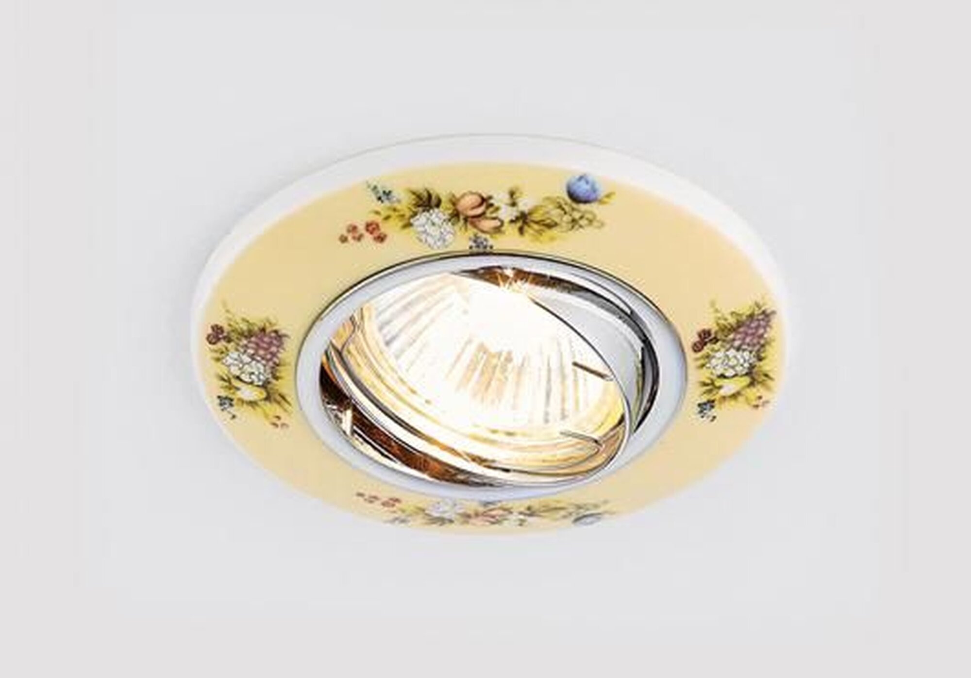 Светильник Ambrella Light D2950 BG патрон GU5.3 встраиваемый, на потолок, бежевый камень