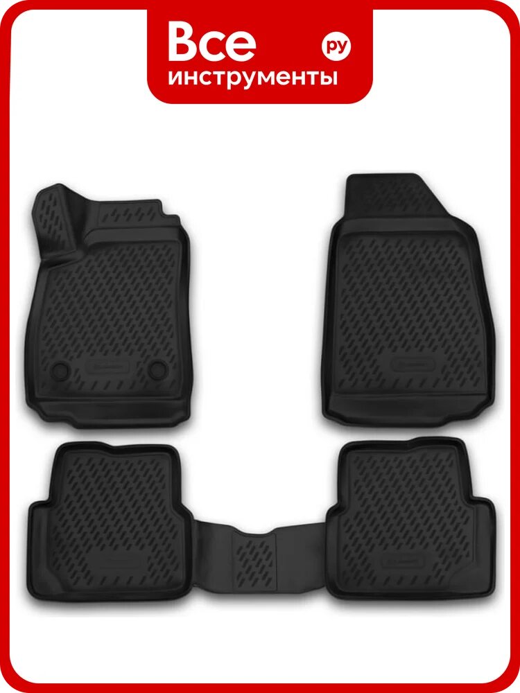 Коврики 3D в салон ELEMENT CHEVROLET Cobalt, 2013, 4 шт. полиуретан CARCHV00029