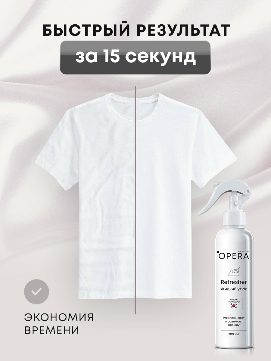 Жидкий утюг SOUND OF OPERA Refresher, для всех типов ткани, 200 мл — фото 1