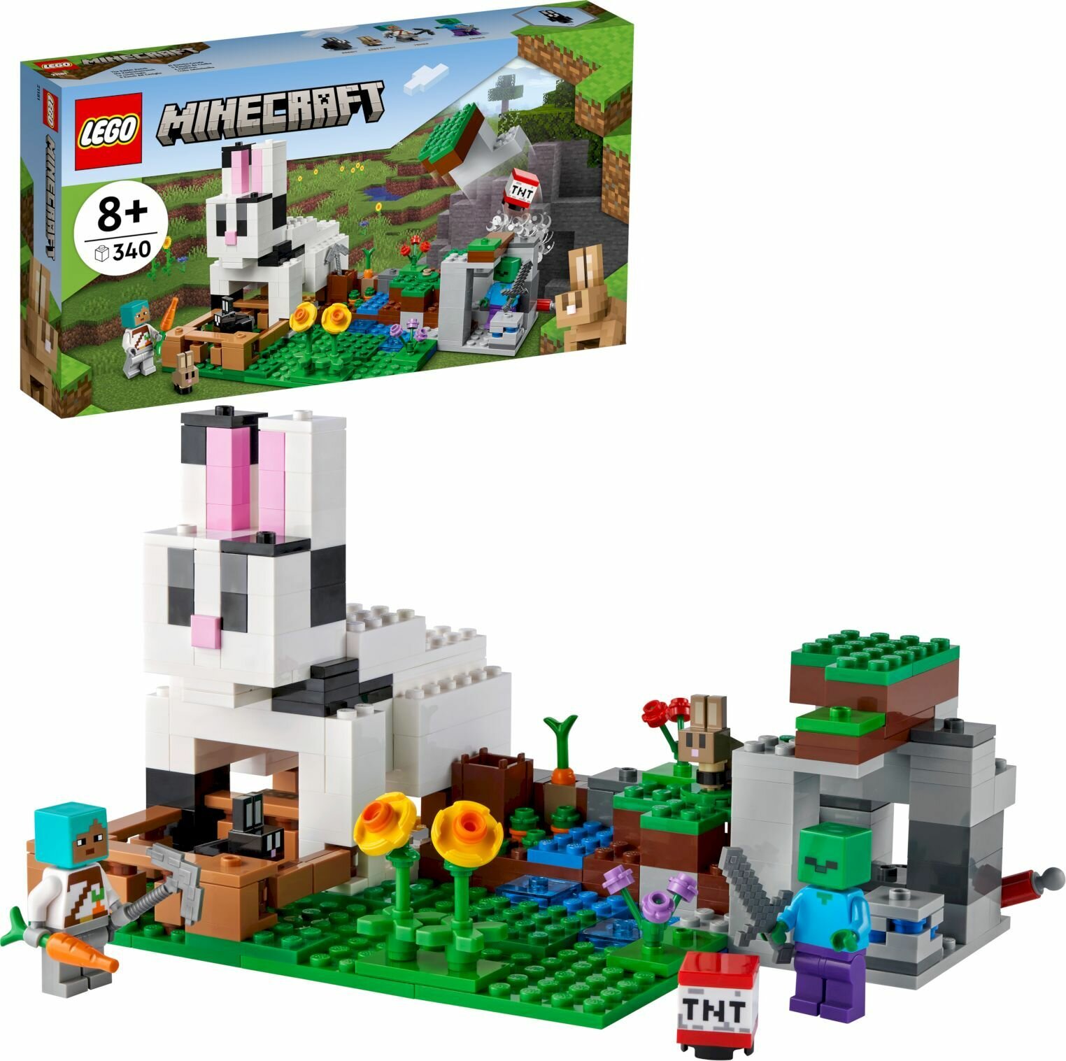 Конструктор LEGO Minecraft 21181 Кроличье ранчо
