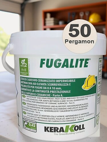 Изображение товара Эпоксидная затирка Kerakoll Fugalite №50 Pergamon 3 кг FGLT50