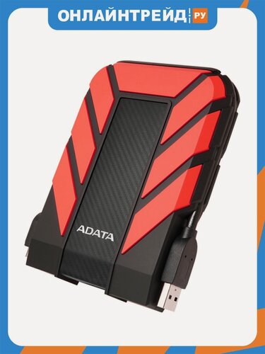 Изображение товара Внешний жесткий диск Adata HD710 Pro, 1 ТБ, USB 3.2 Gen1 (AHD710P-1TU31-CRD) красный