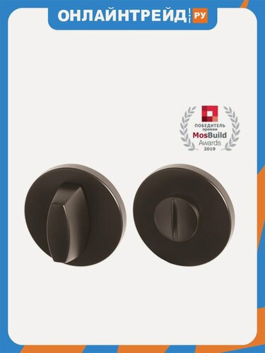 Изображение товара Ручка поворотная Armadillo BK6. R. URS52 (WC-BOLT BK6 URS) BPVD-77 вороненый никель