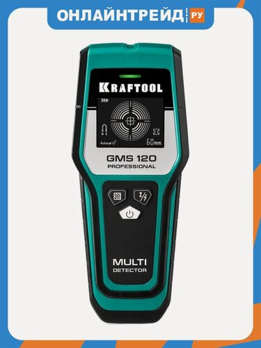 Изображение товара Детектор Kraftool универсальный GMS 120, 45298