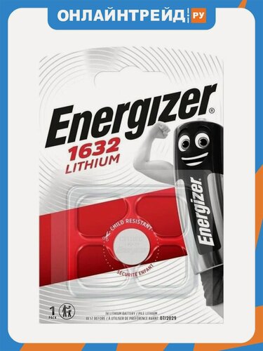 Изображение товара Элемент питания Energizer CR1632