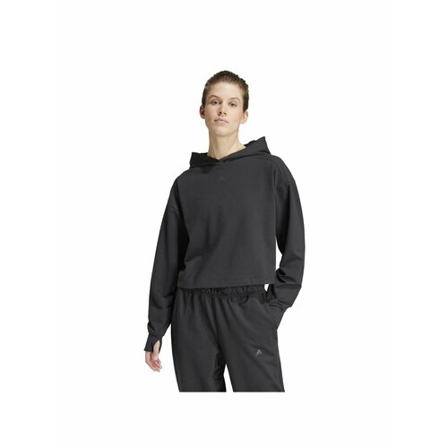 фото Худи спортивное adidas primelift loose fit back-ventilation hoodie w, размер s, , черный