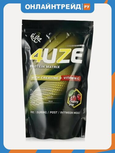 Изображение товара Мультикомпонентный протеин Fuze PureProtein + BCAA Вишневый пирог 750г