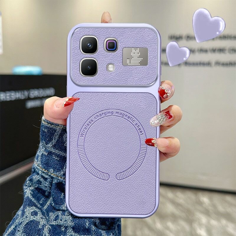 Чехол для Infinix Note 60 Pro и Infinix Note60 кожа TPU антиударный чехол