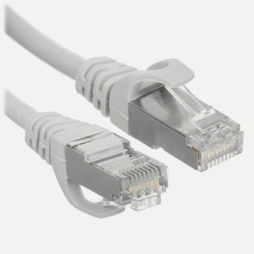 Изображение товара Патч-корд интернет кабель Cablexpert F/ FTP) cat.6 RJ 45 15 м Серый