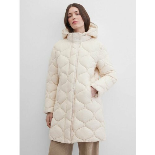 фото Пальто gerry weber, размер 46, бежевый