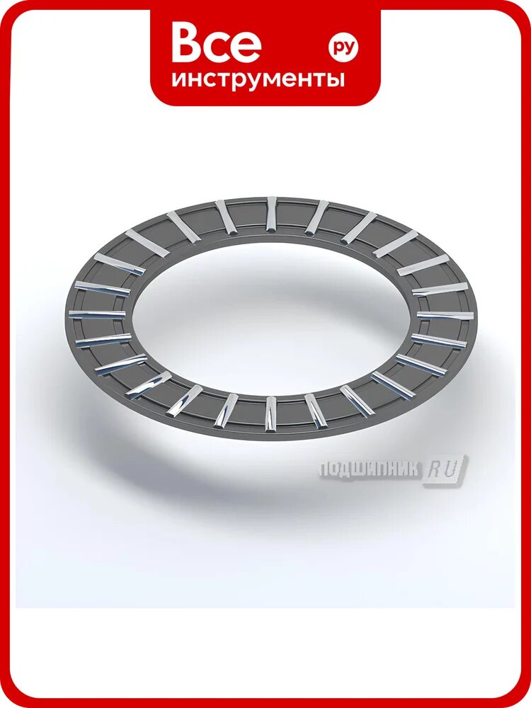 Подшипник DINROLL AXK2542 2001001711337 игольчатый сепаратор из стали открытый тип с одной дорожкой качения
