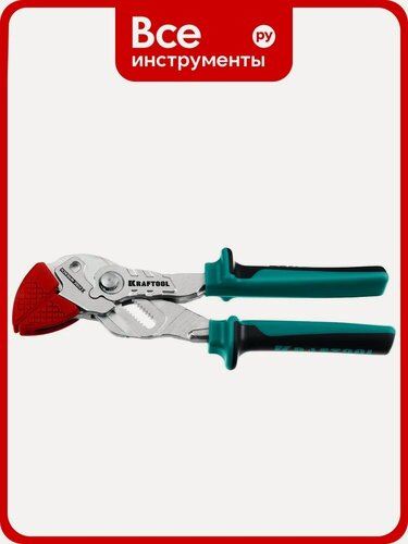 Изображение товара Клещи переставные-гаечный ключ KRAFTOOL Vise-wrench 180 мм 22066, с постоянно параллельными губкам