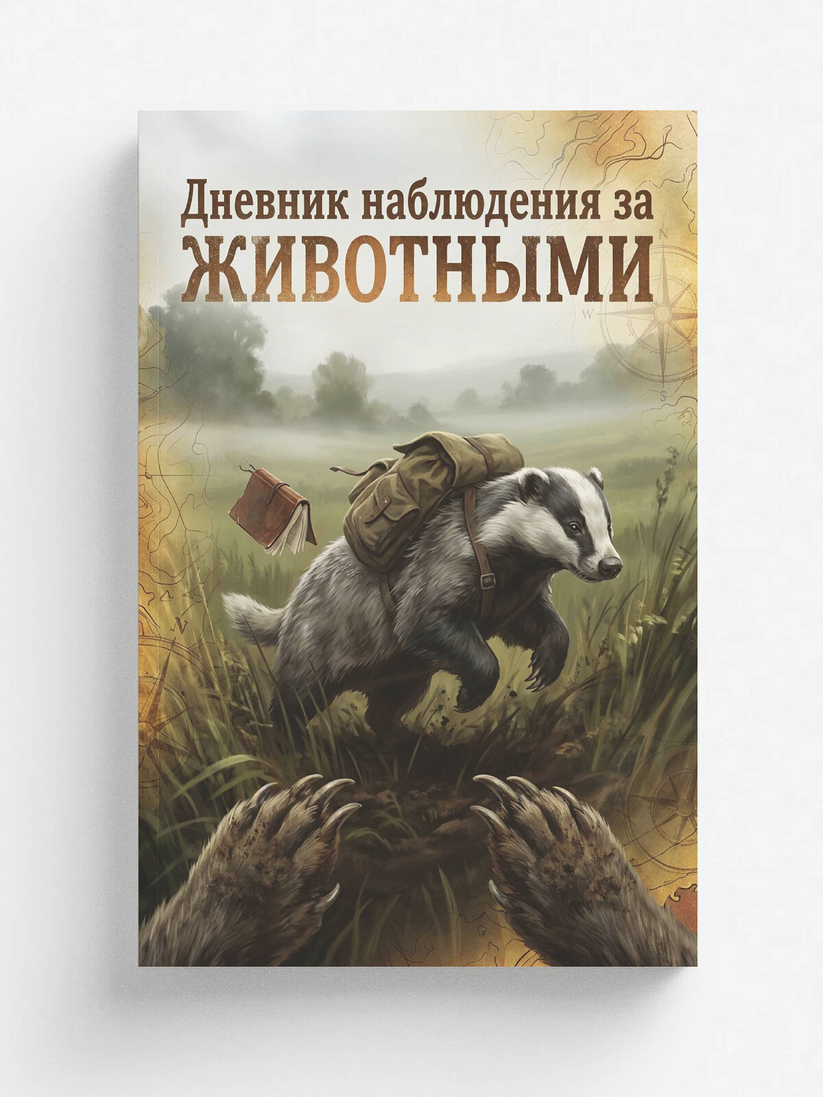Дневник наблюдения за животными, дизайн: "Метранпаж" универсальный, 100 страниц. Недатированный