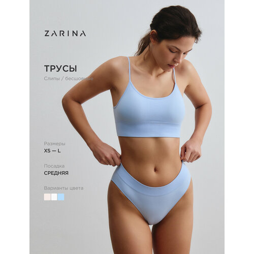 фото Трусы zarina, размер l (ru 48), голубой